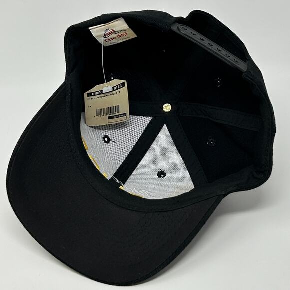 Vintage Whittier Police Hat Cap Black 90s California Policeman Officer Snapback - Picture 4 of 9